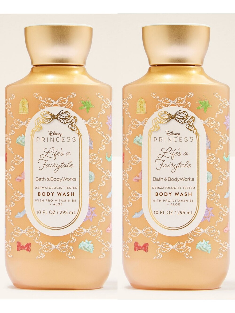 Bath & Body Works Disney Princess "Life's a Fairytale" Body Wash Set of 2 NEW